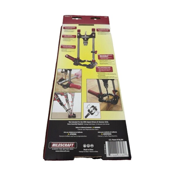 Milescraft 1318 DrillMate Portable Drillling Guide Precision Drilling Jig Tool - Picture 8 of 11
